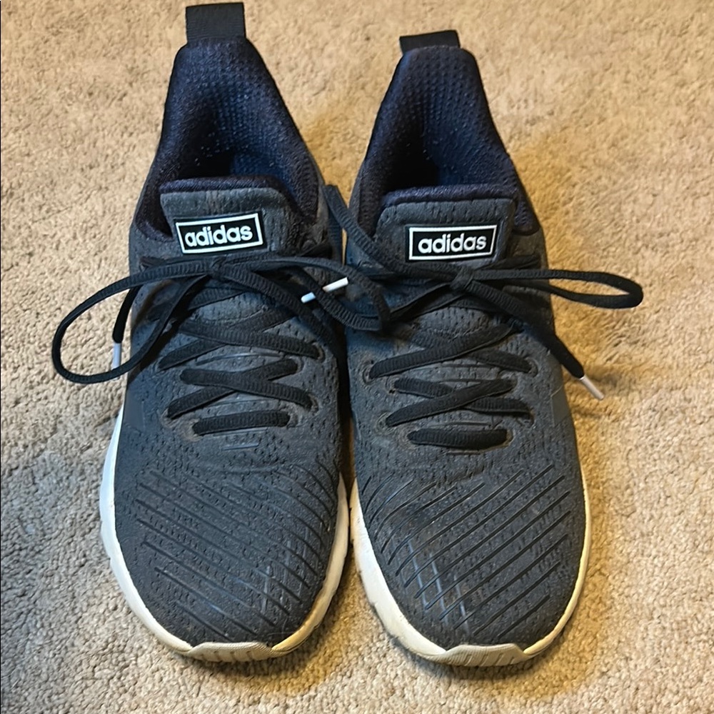Adidas Charcoal Athletic Shoes